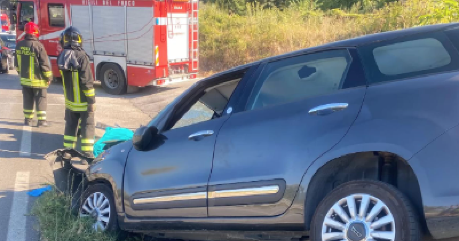 Incidente stradale a Sesto Campano: morto il conducente, miracolosamente salvi i tre figli minorenni
