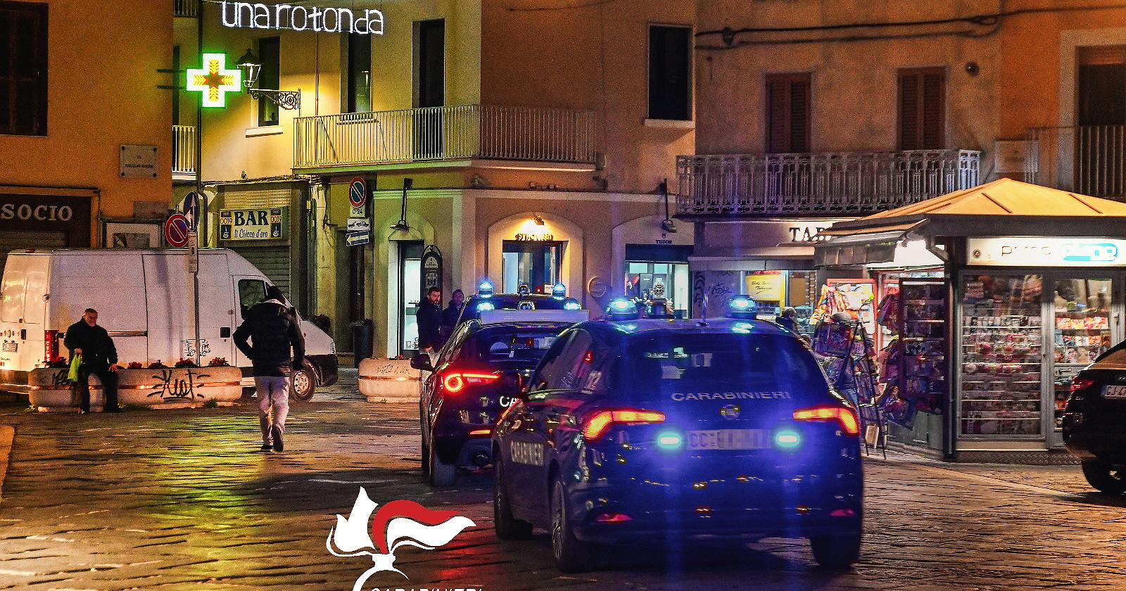 aggressione notturna e violazione del divieto di avvicinamento: arrestato 42enne residente a oratino 
