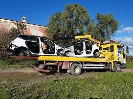 A Campomarino cimitero di auto rubate: Cerignola "fa scuola" anche in Molise