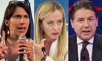 FdI stabile al primo posto, il Pd accorcia le distanze, M5S immutato, la Lega sorpassa Forza Italia. Flessione per Meloni al governo